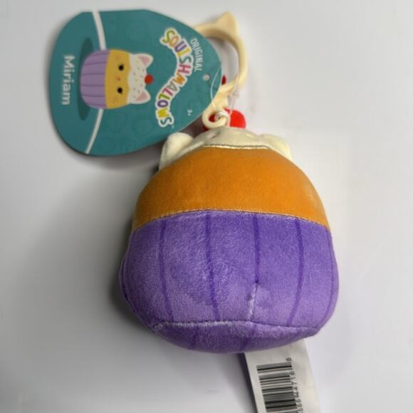 NWT Squishmallows Miriam the Sundae Cat 3.5” Clip - Picture 2 of 3